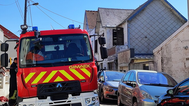 Berck-sur-Mer : un feu d’habitation sans victime jeudi après-midi.
