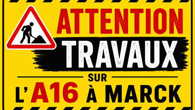 A16 : une bretelle de sortie fermée lundi à Marck
