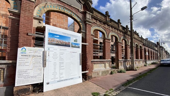 À Calais, l’ancienne usine de dentelle Noyon va laisser place à 29 logements.