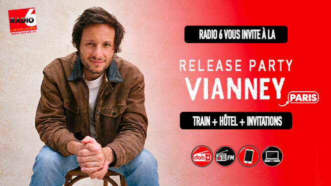 Radio 6 vous invite à Paris pour une soirée exceptionnelle avec Vianney