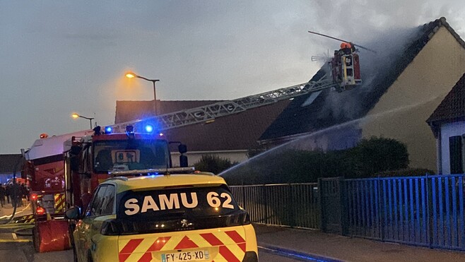 Audruicq : un homme grièvement brûlé dans l’incendie d’une maison ce jeudi soir.