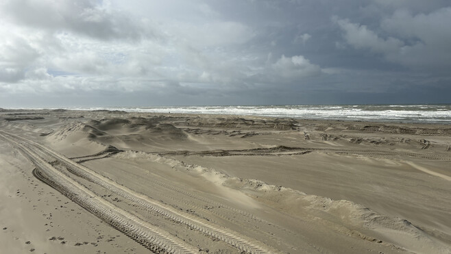 À 3 jours du coup d'envoi du Beach Cross de Berck le circuit est quasiment prêt sur la plage ! 