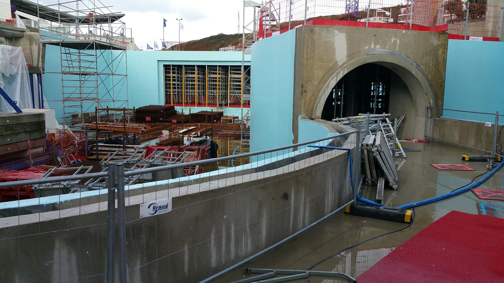 Visite du chantier du grand Nausicaa avec Sébastien Foissel 