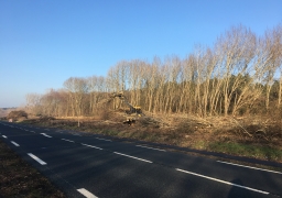 Carambolage entre 4 voitures entre Etaples et Camiers en fin de matinée.