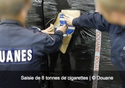 8 tonnes de cigarettes saisies à Calais par les douanes ! 