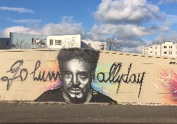 Johnny Hallyday : hommage d'un graffeur à Calais
