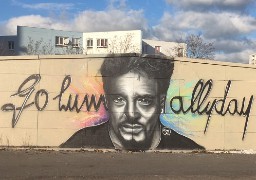 Calais : la fresque hommage à Johnny Hallyday vandalisée