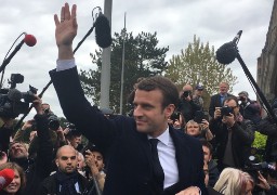 Emmanuel Macron à Calais