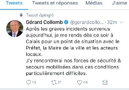 Gérard Collomb le ministre de l'intérieur vient à Calais ce soir !