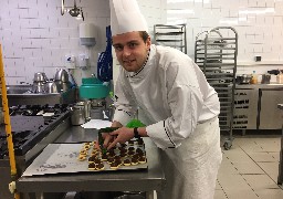 Sully Foucaud, du lycée St-Pierre de Calais, participe à la sélection régionale du Championnat de France du Dessert