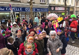 Ambiance carnavalesque hier dans les rues de Calais