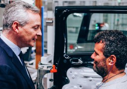 Bruno Le Maire, ministre de l'économie va visiter Arcelor Mittal Dunkerque.