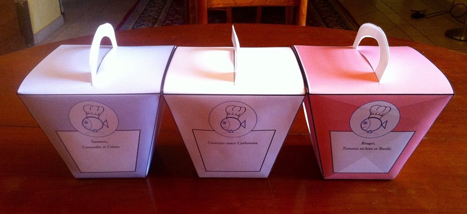 4 étudiants boulonnais viennent de créer la box CHEF POISSON : 350g de pâtes et poisson frais à faire réchauffer 2min30 au micro onde!  
