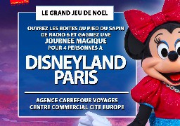 GRAND JEU DE NOEL - Radio 6 et Carrefour Voyages Coquelles vous invitent en famille à Disneyland Paris