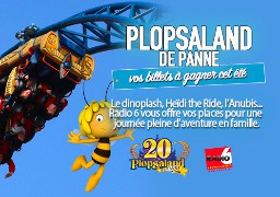 LA ROUE AUX CADEAUX - Dinospash, la nouvelle attraction de Plopsaland à découvrir cet été avec Radio 6