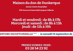 Donnez votre sang samedi à Dunkerque