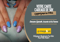 CONFIGAME - Gagnez votre carte cadeau d'une valeur de 50€ avec Megasun à Boulogne Sur Mer