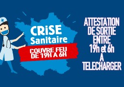 Déconfinement Etape 1 - Attestation de sortie entre 19h et 6h