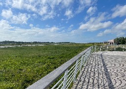 GPS des vacances: prenez un bol d'air sur la promenade sur pilotis à Etaples