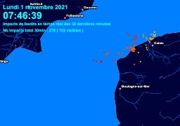 Vigilance jaune orages, pluie et inondation pour le Pas de Calais.