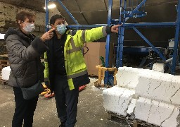 A Boulogne, le plan de relance accorde 120 000 euros à OVE pour recycler le polystyrène.
