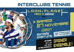 Lucas Pouille présent pour les championnats de France par équipes à Loon-plage !