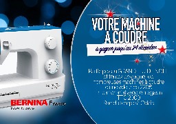 GRAND JEU DE NOEL - TTC 2000 vous offre votre machine à coudre Bernina