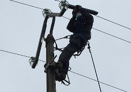Leubringhen : des perchoirs à hiboux installés sur 4 pylônes électriques.
