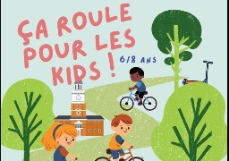 A Dunkerque, les 6-8 ans apprennent à rouler à vélo.