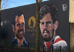 A Boulogne, le graffeur Kmu réalise une nouvelle fresque.