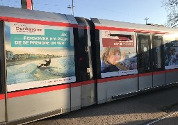 La destination Dunkerque s'affiche sur le tramway de Lille et à Bruxelles