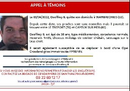 Une disparition inquiétante entre le Tréport et Cayeux sur mer.