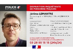 Hazebrouck: appel à témoins pour la disparition d'un quadragénaire