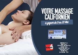 Gagnez votre massage Californien avec Beauté Bonheur à Fort Mahon