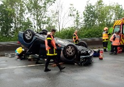 La pluie battante a provoqué 3 accidents sur l'A16 ce matin