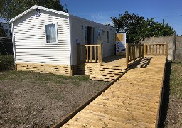 A Dunkerque, le camping de La Licorne dispose d'un mobil-home adapté pour les personnes handicapées.