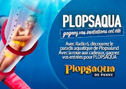 Plouf ! Des dizaines d'entrées pour Plopsaqua à gagner cet été