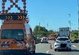 A16: collision entre deux véhicules et plusieurs kilomètres de ralentissement