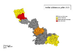 Le bassin de l'Yser en crise sécheresse, une première dans la région!
