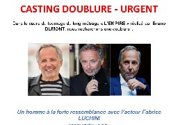 Casting: une doublure de Fabrice Luchini recherchée pour le prochain film de Dumont