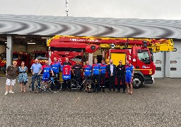 Défi : les pompiers de Calais rouleront 107 km à vélo 