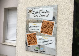Pour les journées du patrimoine, redécouvrez Saint-Léonard grâce à des QR Codes...