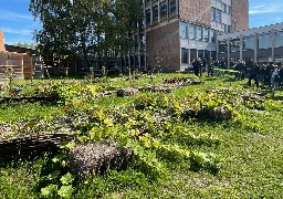 Un potager pédagogique créé au lycée Delambre à Amiens 
