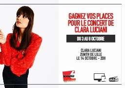 JEU SMS - Radio 6 vous invite au concert de Clara Luciani à Lille