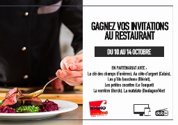 Gagnez vos invitations au restaurant en écoutant Radio 6