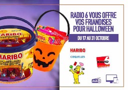 Radio 6 et la boutique Haribo Coquelles vous offrent vos friandises pour Halloween.