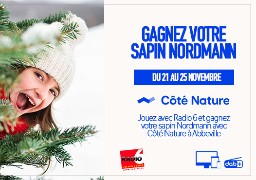 COTE NATURE A ABBEVILLE VOUS OFFRE VOTRE SAPIN NORDMANN