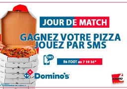 JOUR DE MATCH - JEU SMS - Gagnez votre Pizza avec Domino's Pizza (France / Danemark)