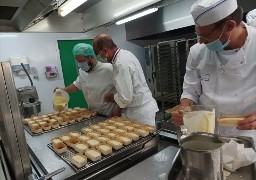 Le repas servi ce vendredi à l'hôpital d'Abbeville, confectionné par un Meilleur Ouvrier de France