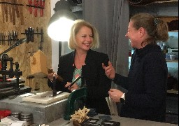 A Hardelot, l'Atelier de sellerie et maroquinerie H.Dujardin mis en avant par la Chambre des Métiers et de l'Artisanat.